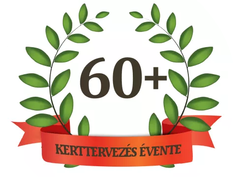 60 plusz kerttervezés évente